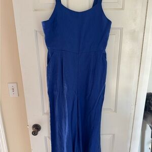 Cynthia Rowley linen Blue Jumpsuit